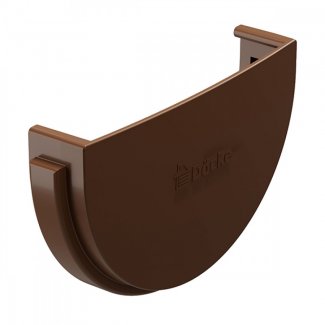 Заглушка желоба водосточной системы Docke (Дёке)